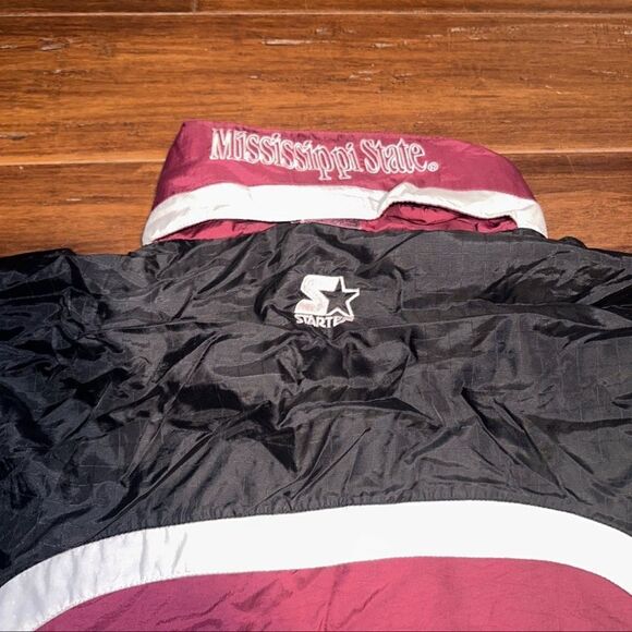 Vintage Starter Mississippi State Windbreaker Jacket - Picture 4 of 5